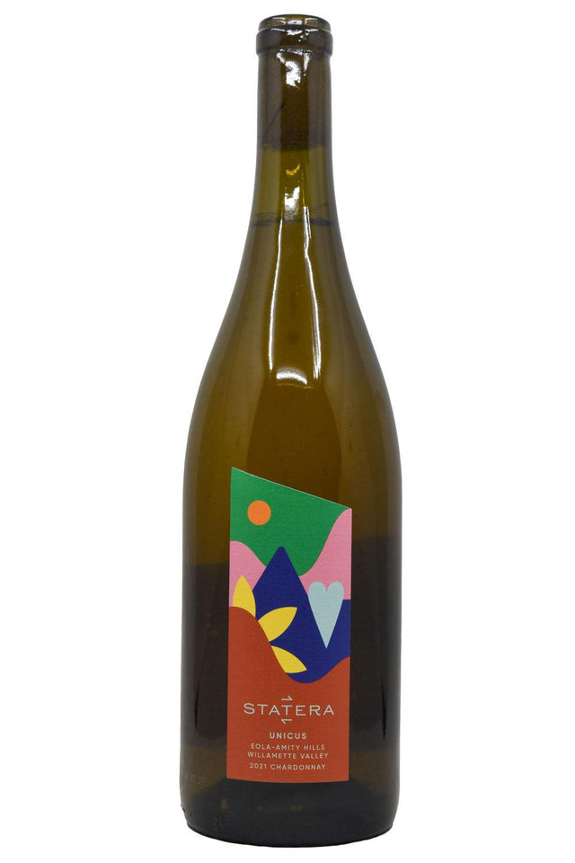 Bottle of Statera Cellars Chardonnay Unicus 2021-White Wine-Flatiron SF