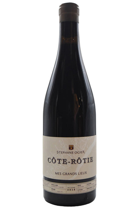 Bottle of Stephane Ogier Cote Rotie Mes Grands Lieux 2016-Red Wine-Flatiron SF