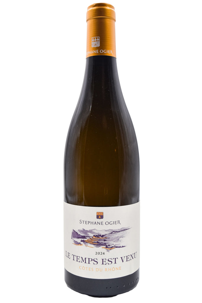 Bottle of Stephane Ogier Cotes du Rhone Blanc Le Temps Est Venu 2024-White Wine-Flatiron SF