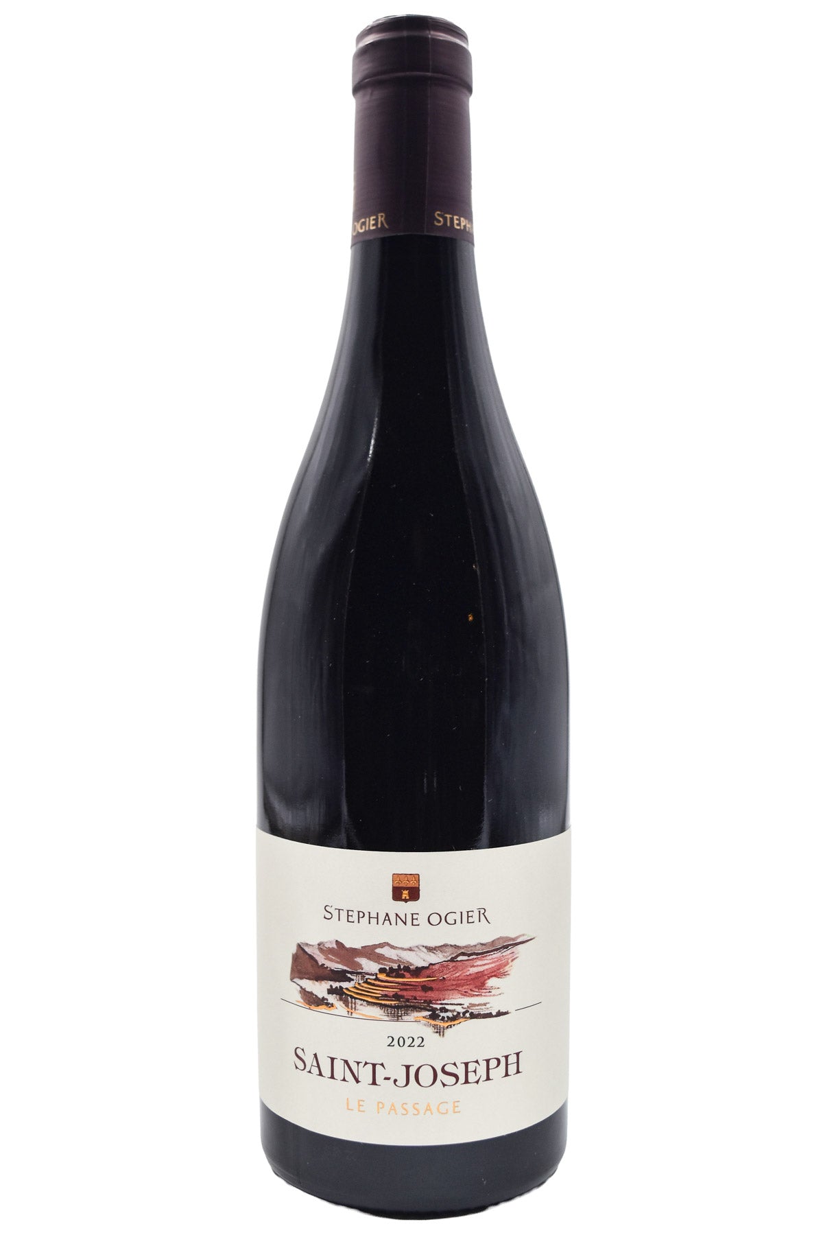 Bottle of Stephane Ogier Saint Joseph Le Passage 2022-Red Wine-Flatiron SF