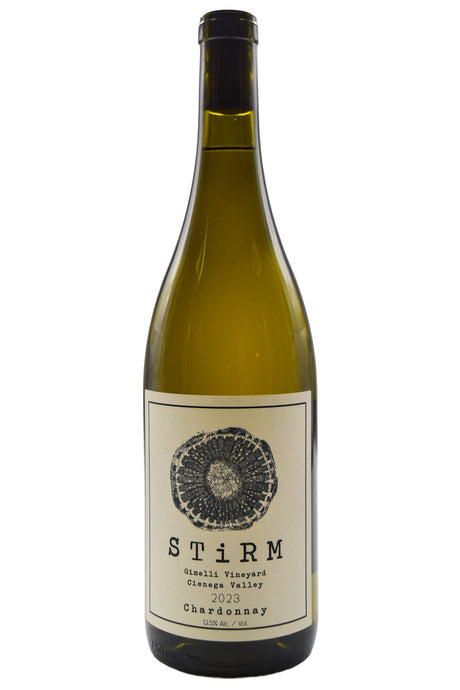 Bottle of Stirm Wine Co. Cienega Valley Chardonnay Gimelli Vineyard 2023-White Wine-Flatiron SF