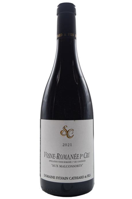 Bottle of Sylvain Cathiard Vosne Romanee 1er Cru Aux Malconsorts 2021 [NET]-Red Wine-Flatiron SF