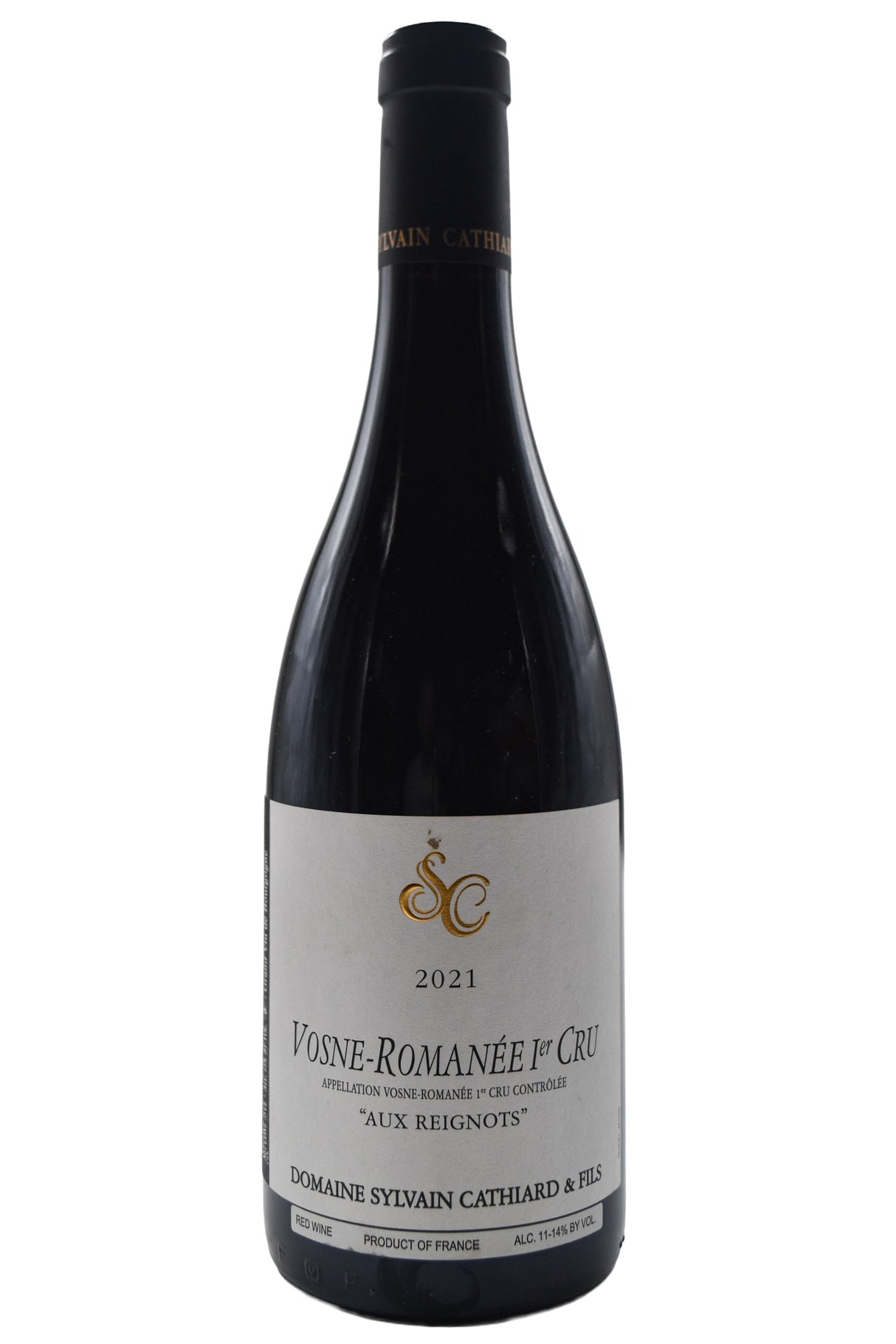 Bottle of Sylvain Cathiard Vosne Romanee 1er Cru Aux Reignots 2021 [NET]-Red Wine-Flatiron SF