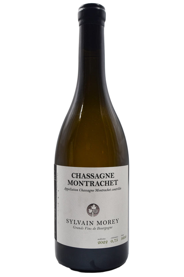 Bottle of Sylvain Morey Chassagne-Montrachet Blanc 2022-White Wine-Flatiron SF