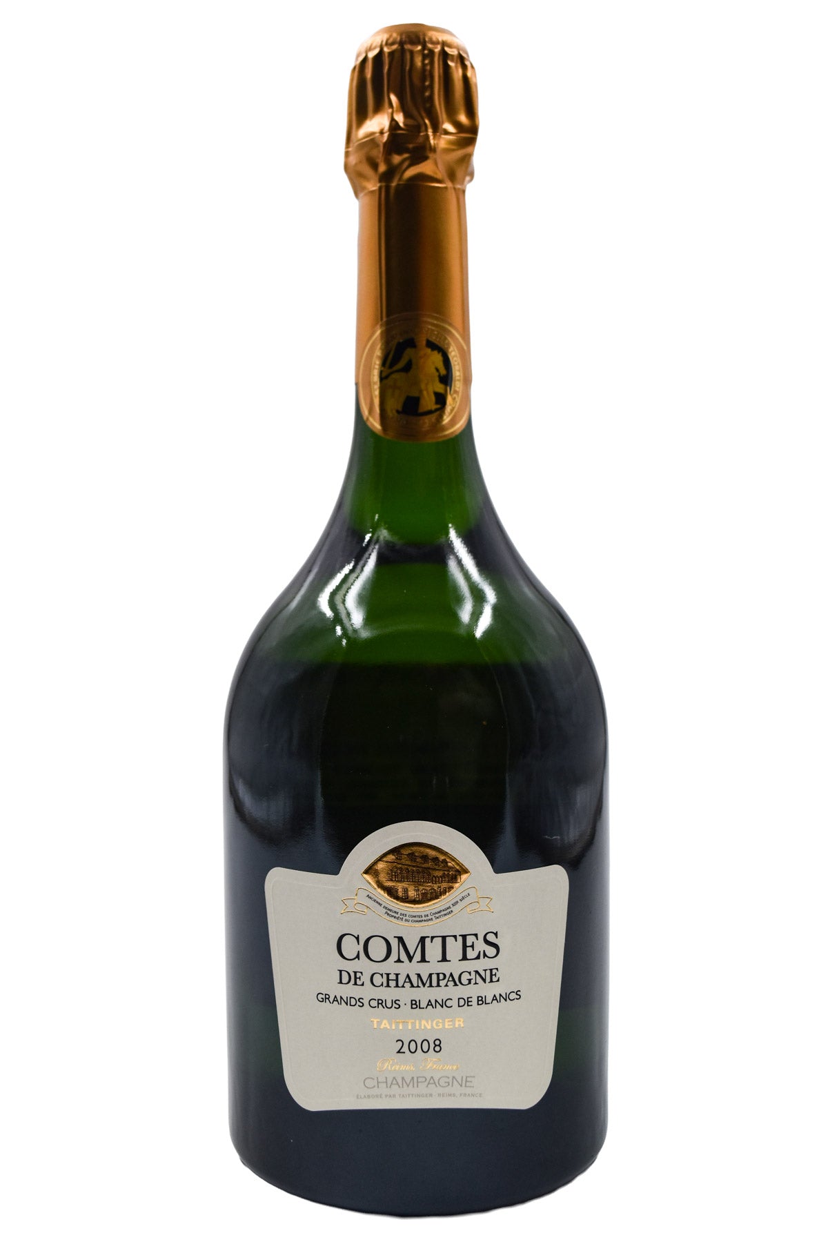 Bottle of Taittinger Champagne Blanc de Blancs Comtes de Champagne 2008 [NET]-Sparkling Wine-Flatiron SF