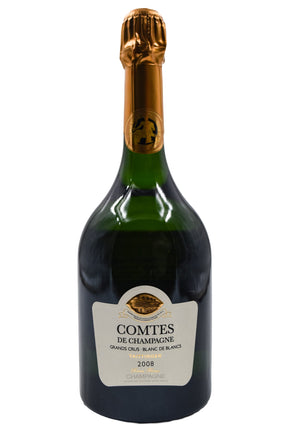 Bottle of Taittinger Champagne Blanc de Blancs Comtes de Champagne 2008 [NET]-Sparkling Wine-Flatiron SF