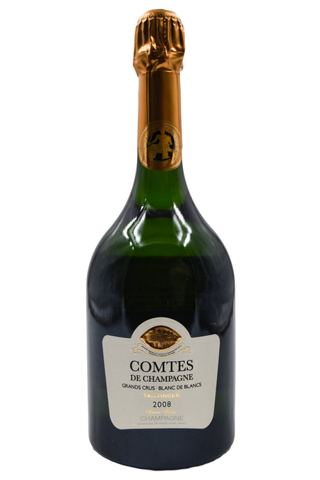 Bottle of Taittinger Champagne Blanc de Blancs Comtes de Champagne 2008 [NET]-Sparkling Wine-Flatiron SF