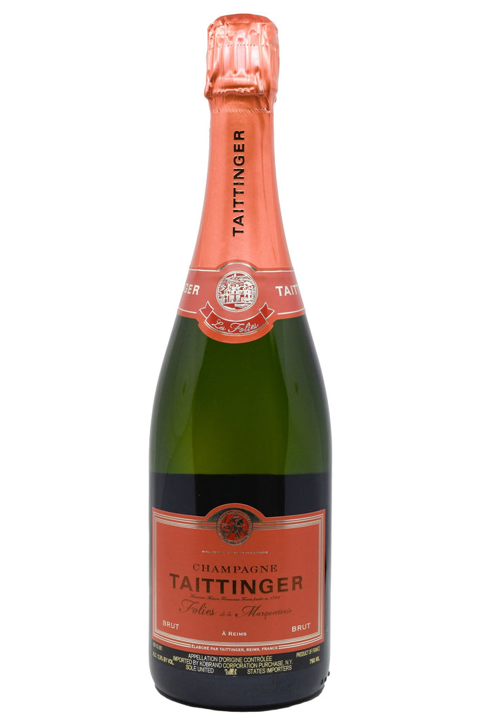 Bottle of Taittinger Champagne Brut Les Folies de la Marquetterie NV-Sparkling Wine-Flatiron SF