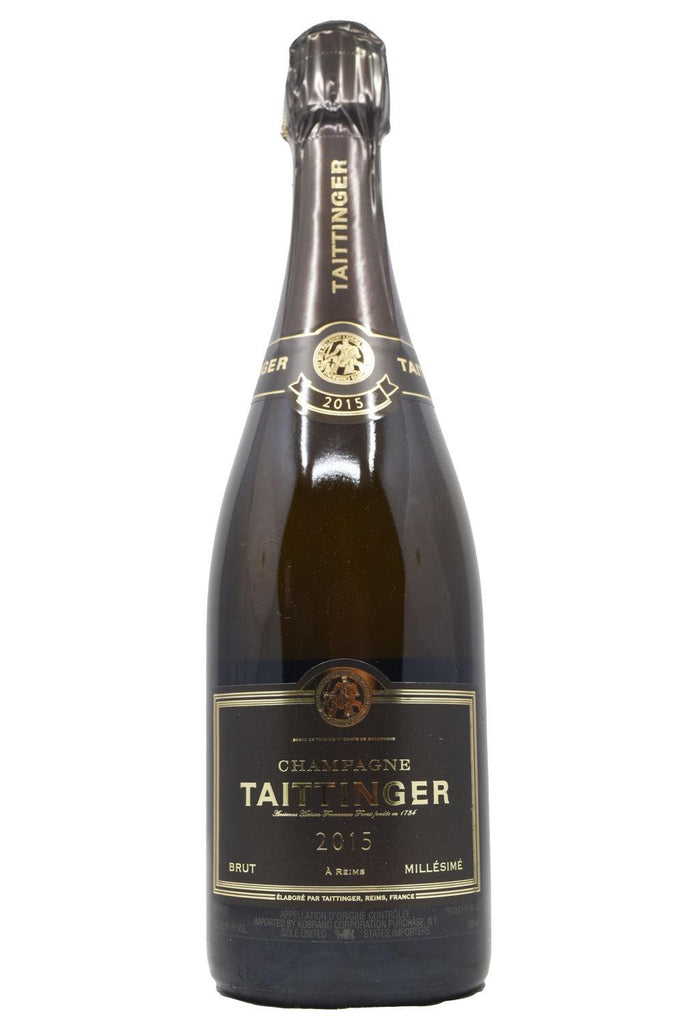 Bottle of Taittinger Champagne Brut Millesime 2015-Sparkling Wine-Flatiron SF