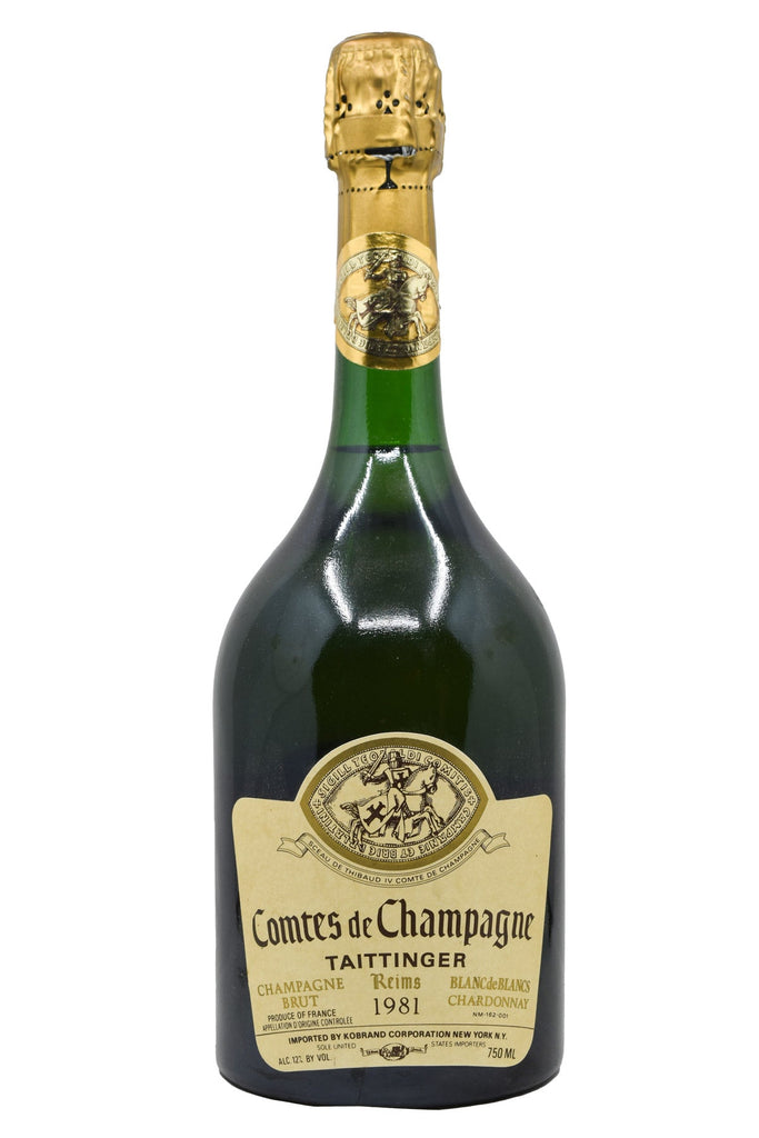 Bottle of Taittinger Comtes de Champagne Brut Blanc de Blancs 1981-Sparkling Wine-Flatiron SF