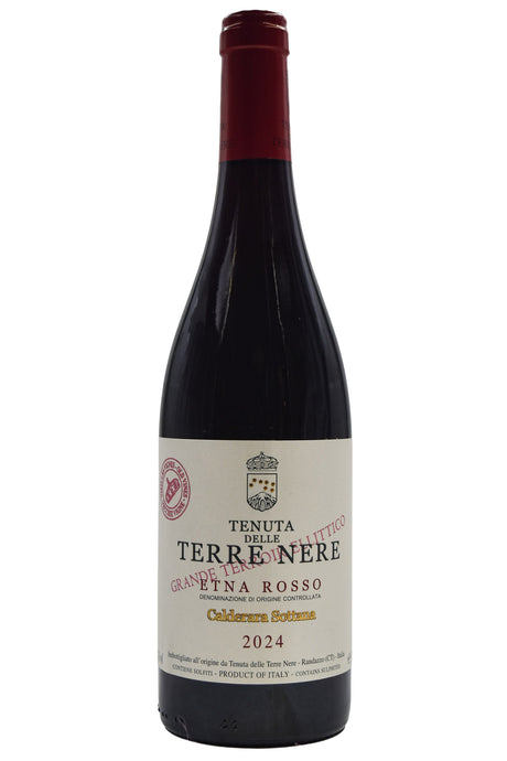 Bottle of Tenuta Delle Terre Nere Etna Rosso Calderara Sottana 2024-Red Wine-Flatiron SF