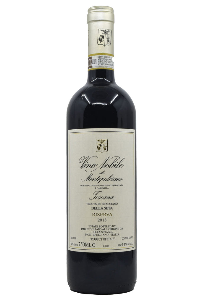 Bottle of Tenuta Di Gracciano della Seta Vino Nobile di Montepulciano Riserva 2018-Red Wine-Flatiron SF