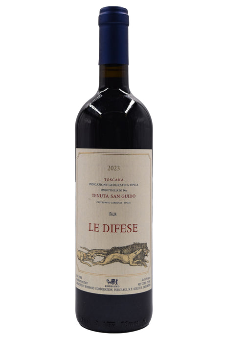 Bottle of Tenuta San Guido Toscana IGT Le Difese 2023-Red Wine-Flatiron SF