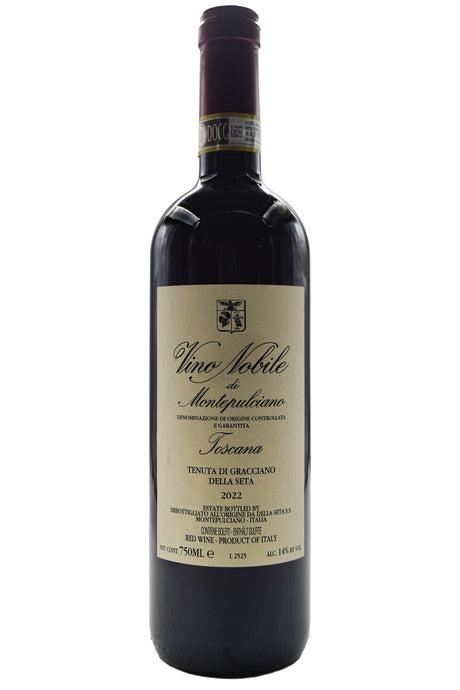 Bottle of Tenuta di Gracciano della Seta Vino Nobile di Montelpuciano 2022-Red Wine-Flatiron SF