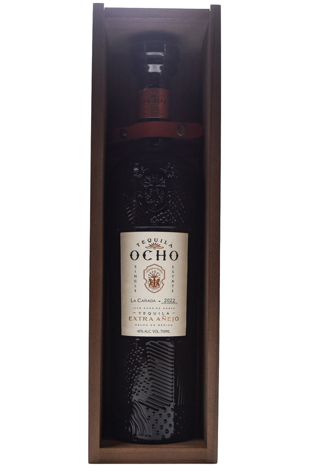 Bottle of Tequila Ocho Extra Anejo La Canada 2022-Spirits-Flatiron SF