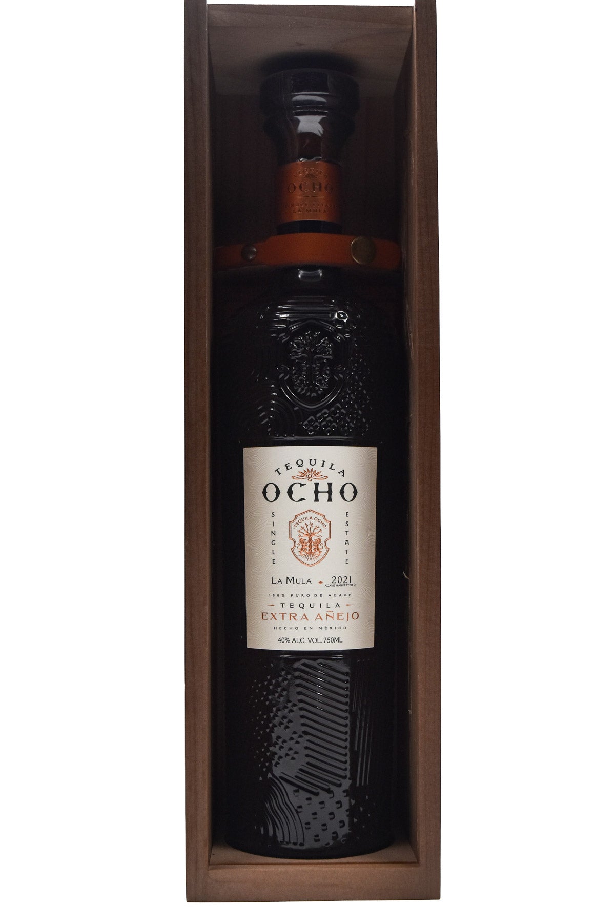 Bottle of Tequila Ocho Extra Anejo-Spirits-Flatiron SF