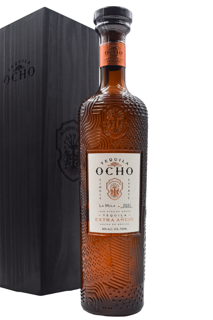 Bottle of Tequila Ocho Extra Anejo-Spirits-Flatiron SF