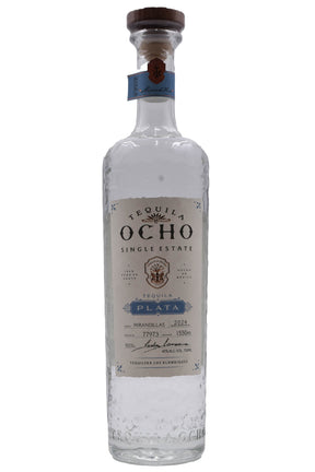 Bottle of Tequila Ocho Single Estate Plata Blanco-Spirits-Flatiron SF