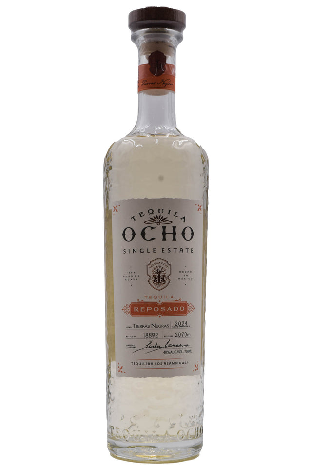 Bottle of Tequila Ocho Single Estate Reposado-Spirits-Flatiron SF