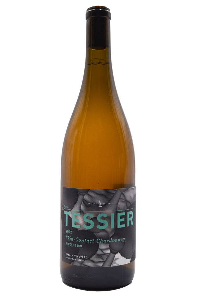 Bottle of Tessier Winery Arroyo Seco Skin Contact Chardonnay 2022-Orange Wine-Flatiron SF