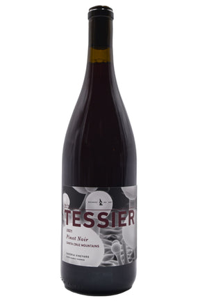 Bottle of Tessier Winery Santa Cruz Mountains Pinot Noir Saveria Vineyard 2021-Red Wine-Flatiron SF
