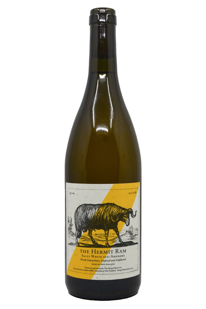 Bottle of The Hermit Ram Salty White 2021-Orange Wine-Flatiron SF