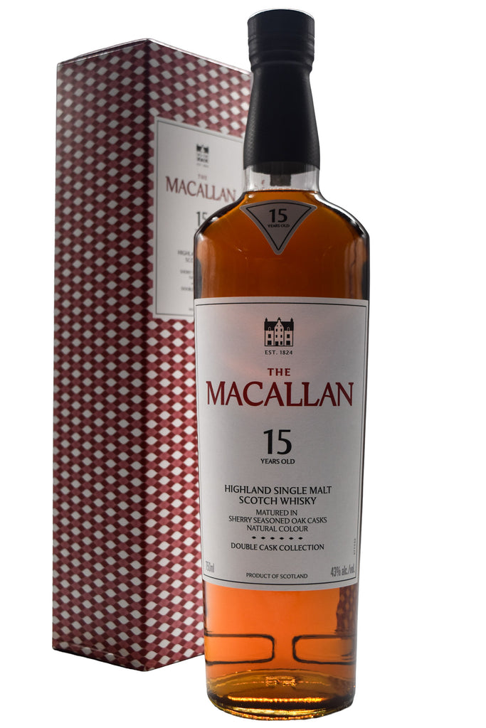 Bottle of The Macallan 15 Year Double Cask Single Malt Scotch Whisky-Spirits-Flatiron SF