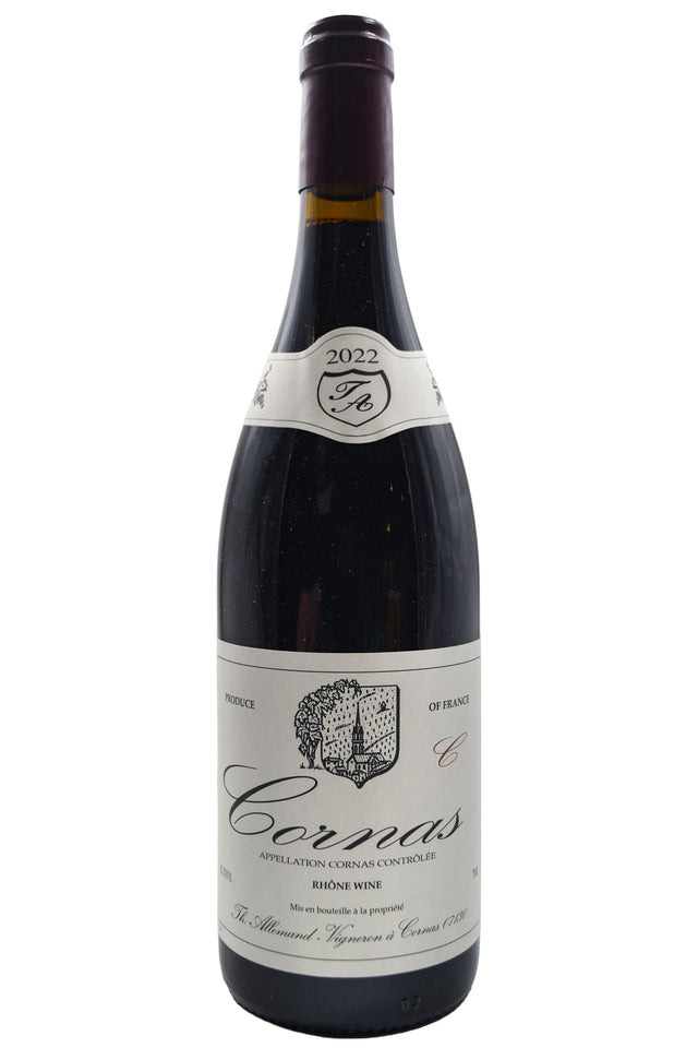 Bottle of Thierry Allemand Cornas "C" 2022 [NET]-Red Wine-Flatiron SF