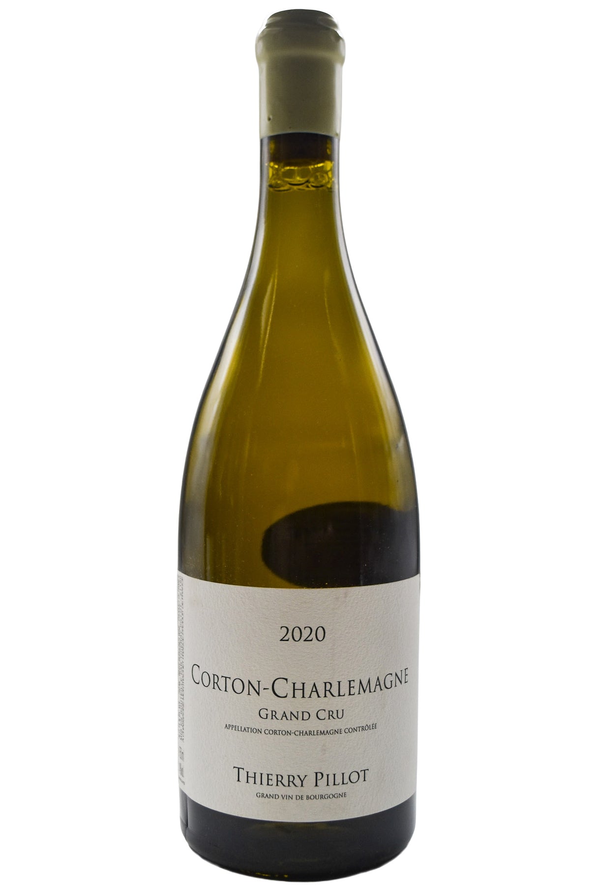 Bottle of Thierry Pillot Corton Charlemagne Grand Cru 2020 [NET]-White Wine-Flatiron SF