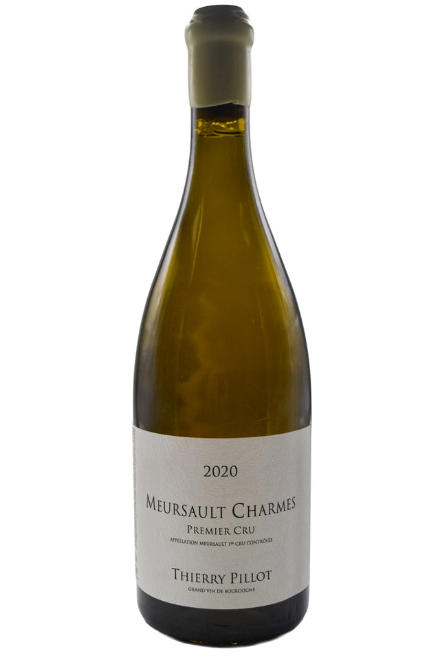 Bottle of Thierry Pillot Meursault 1er Cru Charmes 2020 [NET]-White Wine-Flatiron SF