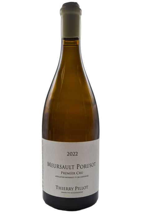 Bottle of Thierry Pillot Meursault Porusot 1er Cru 2022 [NET]-White Wine-Flatiron SF