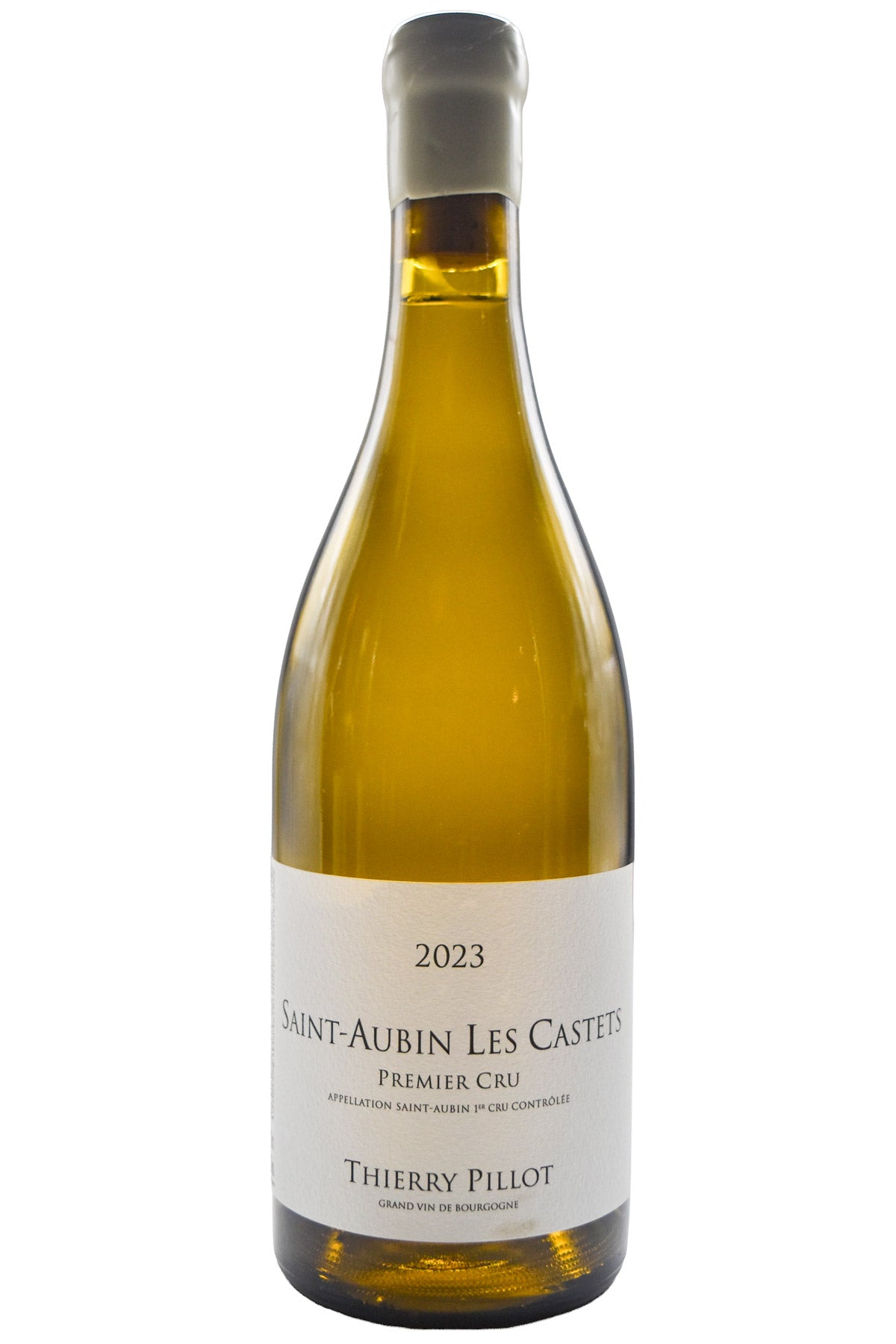 Bottle of Thierry Pillot Saint-Aubin 1er Cru Les Castets 2023-White Wine-Flatiron SF
