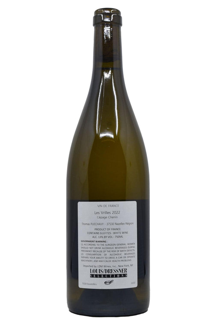 Bottle of Thomas Puechavy VdF Blanc Les Vrilles 2022-White Wine-Flatiron SF