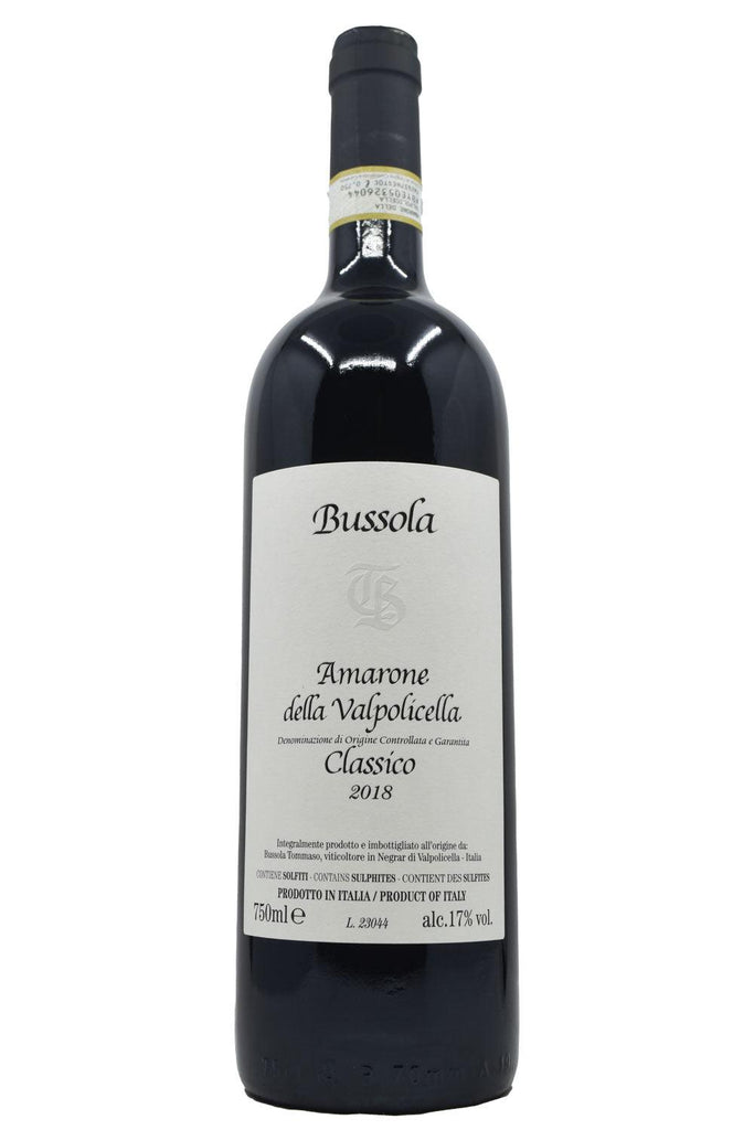 Bottle of Tommaso Bussola Amarone della Valpolicella Classico 2018-Red Wine-Flatiron SF
