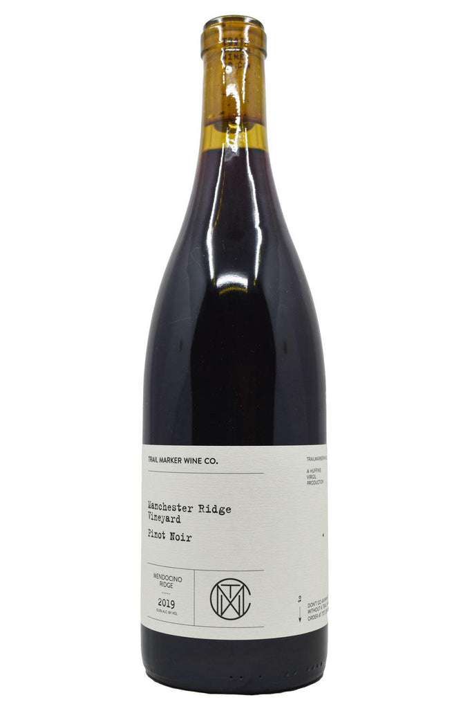 Bottle of Trail Marker Mendocino Ridge Pinot Noir Manchester Ridge Vineyard 2019-Red Wine-Flatiron SF