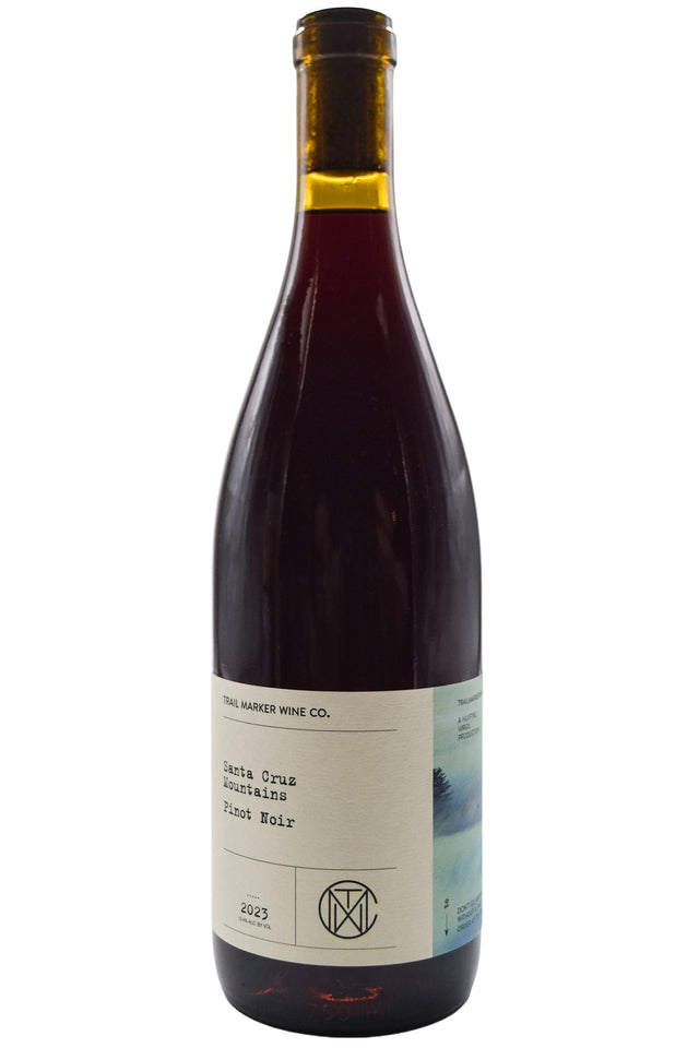 Bottle of Trail Marker Santa Cruz Mountains Pinot Noir 2023-Red Wine-Flatiron SF