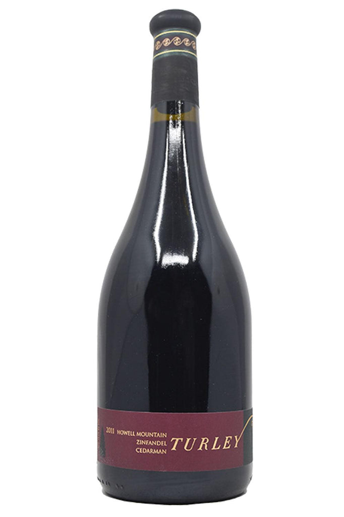Bottle of Turley Howell Mountain Zinfandel Cedarman 2011-Red Wine-Flatiron SF
