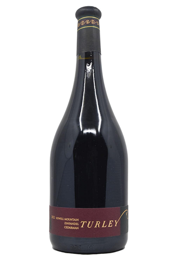 Bottle of Turley Howell Mountain Zinfandel Cedarman 2012-Red Wine-Flatiron SF