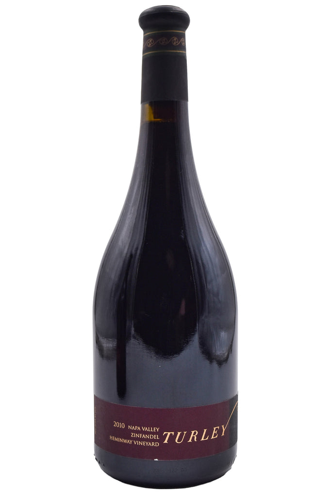 Bottle of Turley Napa Valley Zinfandel Heminway Vineyard 2010-Red Wine-Flatiron SF