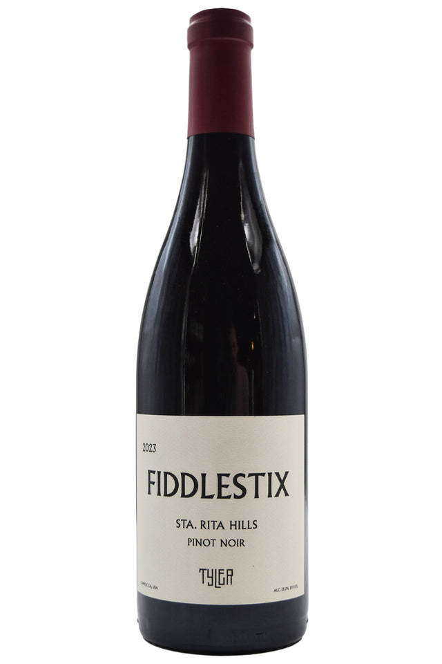 Bottle of Tyler Sta. Rita Hills Pinot Noir Fiddelstix 2023-Red Wine-Flatiron SF