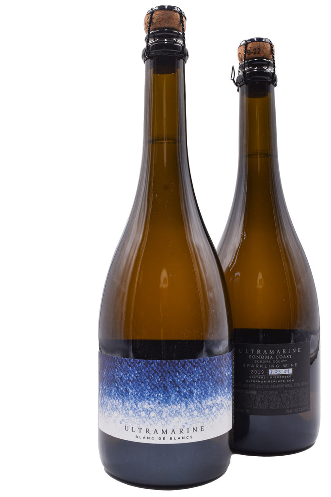 Bottle of Ultramarine Blanc de Blancs Charles Heintz Vineyard 2019-Sparkling Wine-Flatiron SF