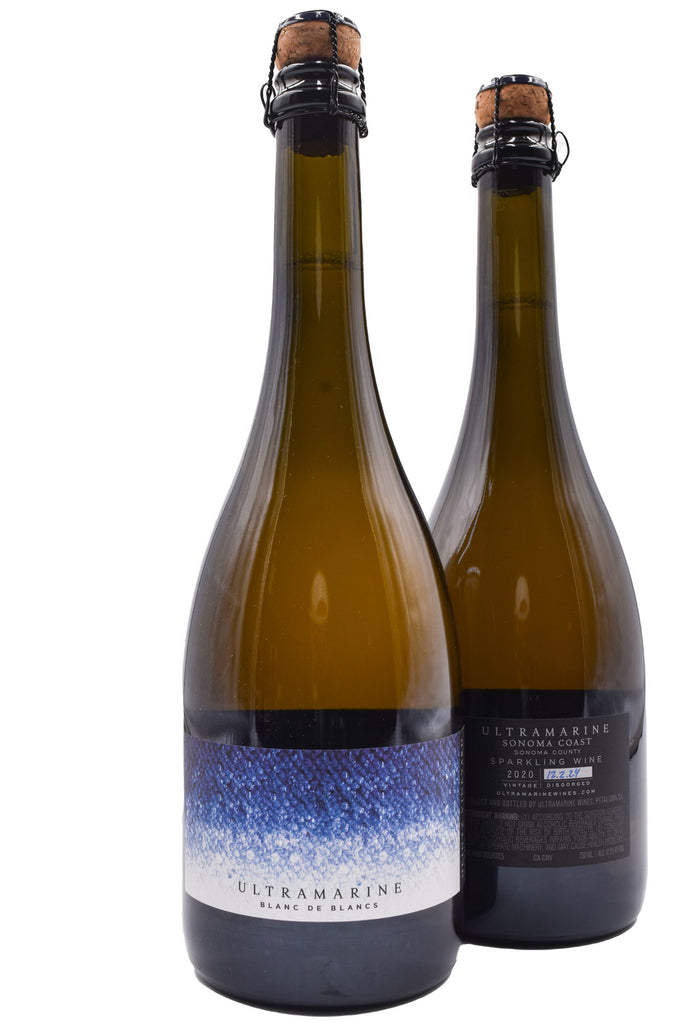 Bottle of Ultramarine Blanc de Blancs Charles Heintz Vineyard 2020-Sparkling Wine-Flatiron SF