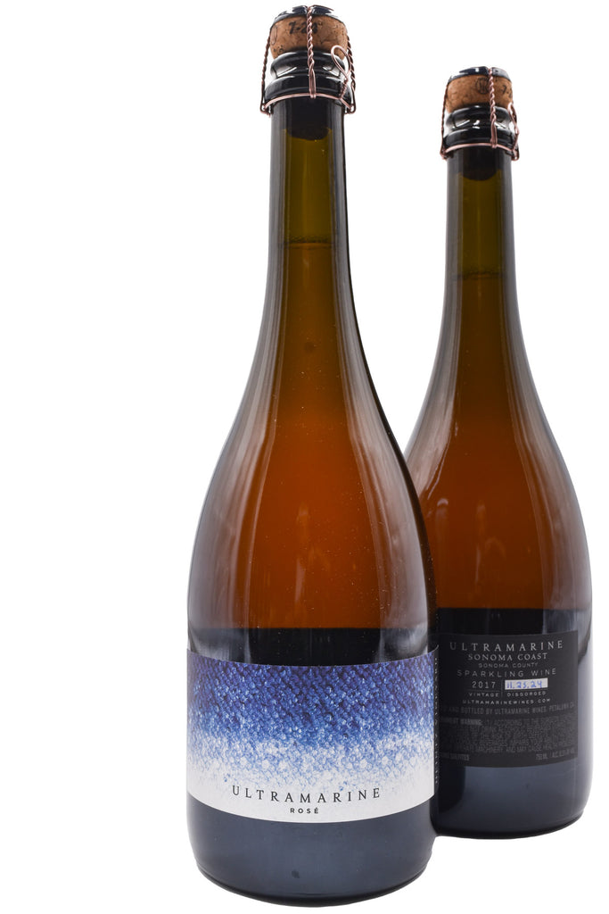 Bottle of Ultramarine Pinot Noir Rose Heintz Vineyard Late Disgorgement 2017-Sparkling Wine-Flatiron SF