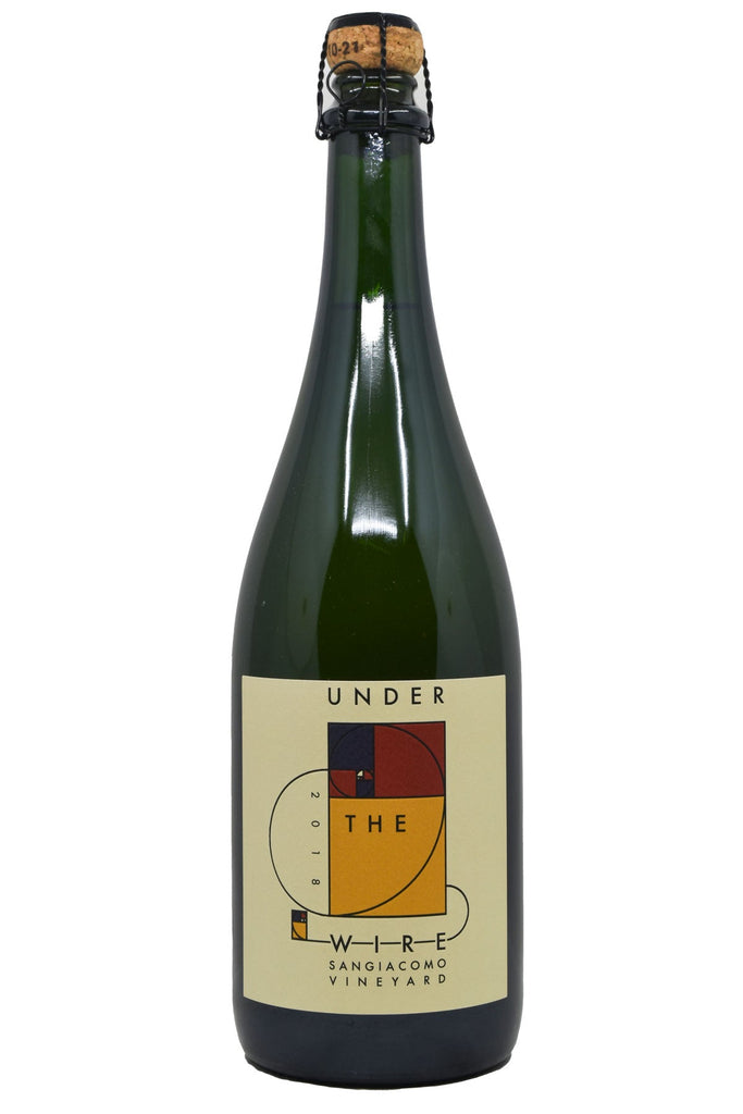 Bottle of Under the Wire Sparkling Chardonnay Sangiacomo Vineyard 2018-Sparkling Wine-Flatiron SF