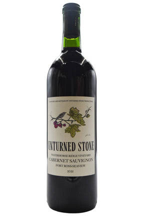 Bottle of Unturned Stone Fort Ross-Seaview Cabernet Sauvignon Waterhorse Ridge 2021-Red Wine-Flatiron SF
