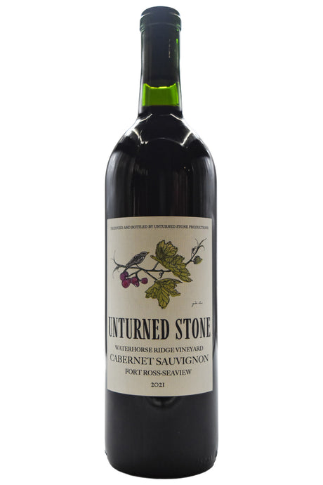 Bottle of Unturned Stone Fort Ross-Seaview Cabernet Sauvignon Waterhorse Ridge 2021-Red Wine-Flatiron SF