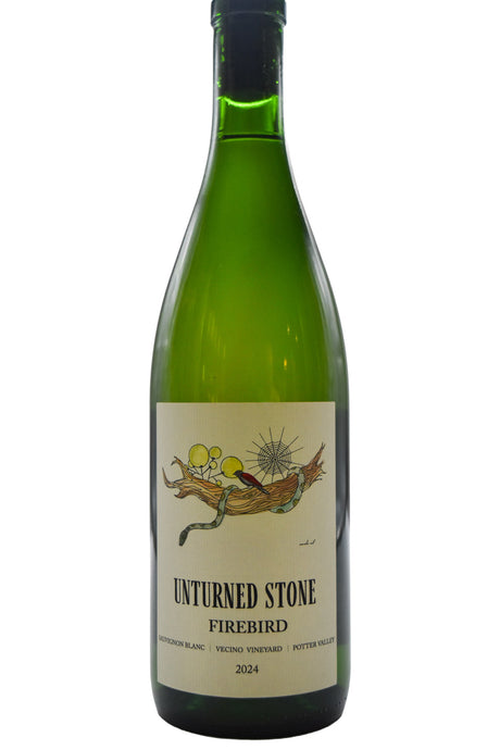 Bottle of Unturned Stone Potter Valley Sauvignon Blanc Firebird Vecino Vineyard 2024-White Wine-Flatiron SF