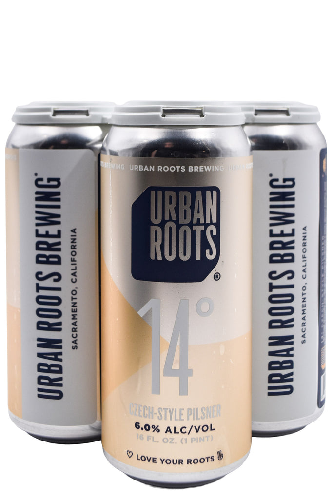 Bottle of Urban Roots 14 Degrees Special Czech Lager 4pk (16oz)-Beer-Flatiron SF