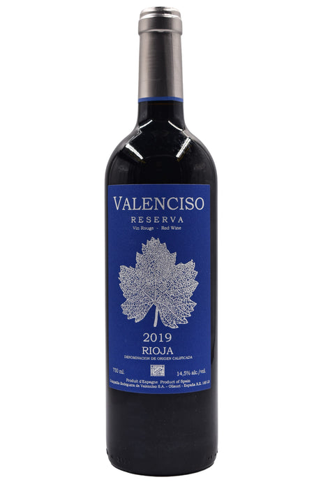 Bottle of Valenciso Rioja Reserva 2019-Red Wine-Flatiron SF