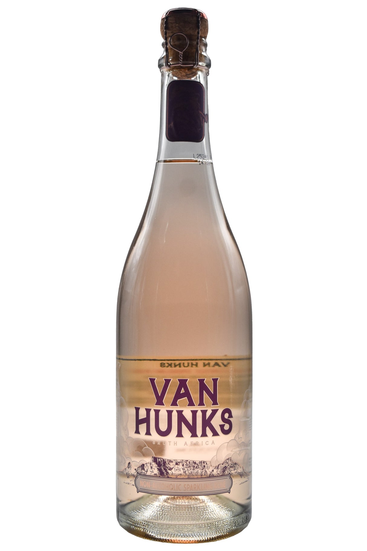 Bottle of Van Hunks Non-Alcoholic Sparkling Rose-Grocery-Flatiron SF